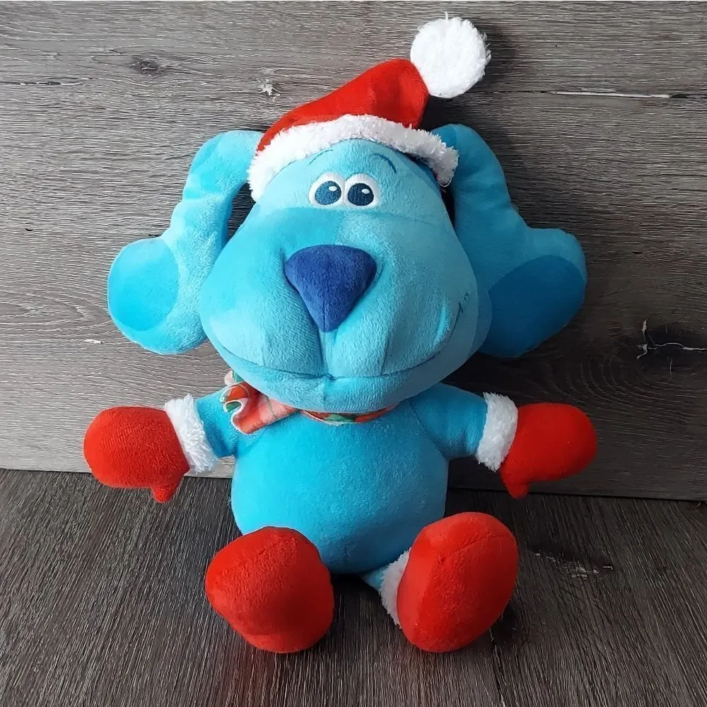 Just Play Blue's Clues & You! Holiday Blue, 15-Inch Large Plush Stuffed Animal